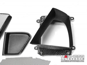 Alfa Romeo Giulia GTAm Style Front Bumper Essential Kit - Carbon Fiber - With Parking Sensors Alfa Romeo Giulia GTAm Style Front Bumper Essential Kit - Carbon Fiber - With Parking Sensors